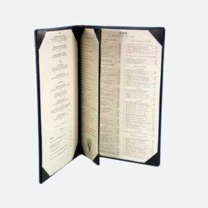 Leather Menu Printing