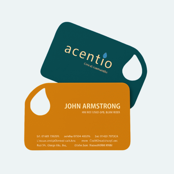 Die cut Business Cards