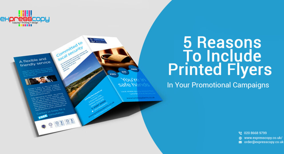 5 reasons why flyer printing important for business